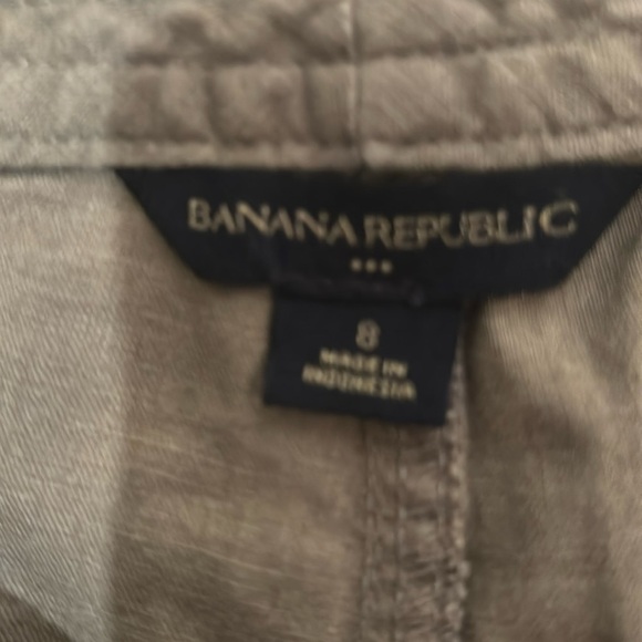 Banana Republic Khaki Green Shorts Size 8 - Picture 5 of 5